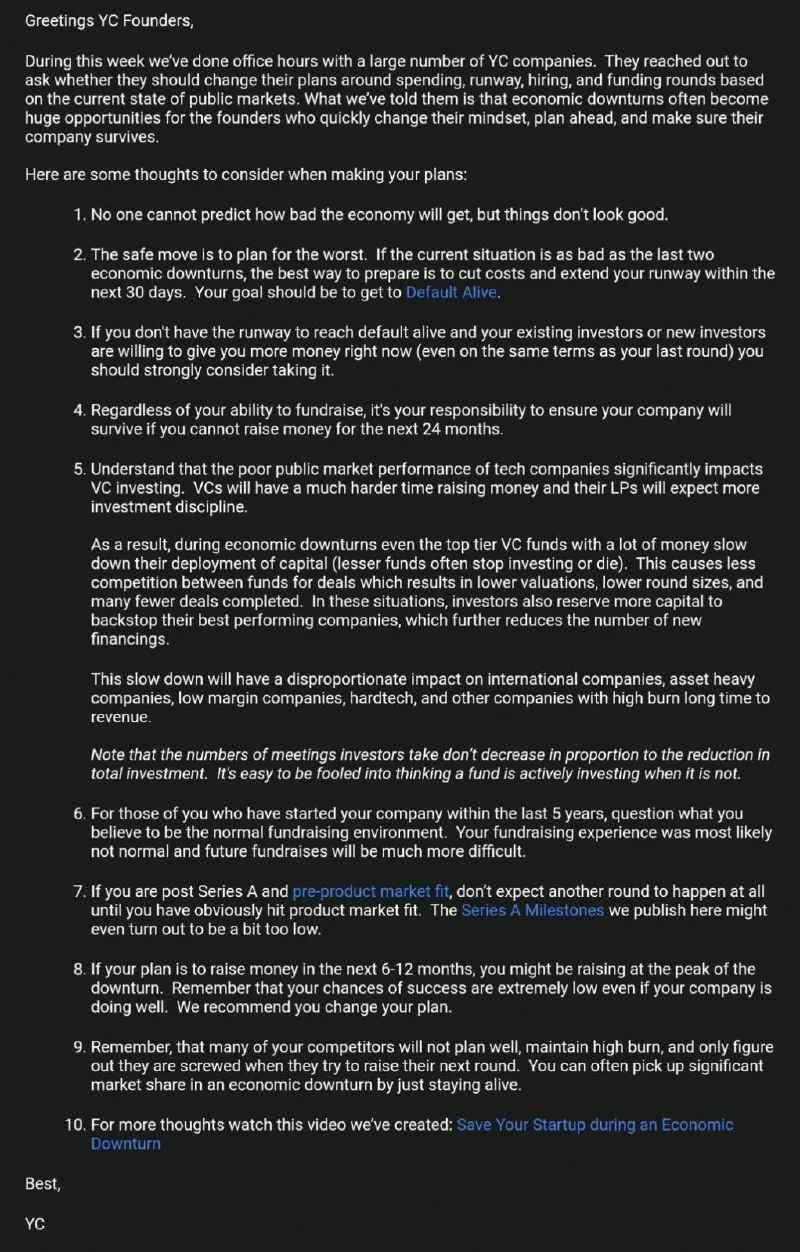 YC Letter